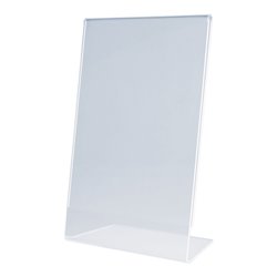 Magnetoplan Tischaufsteller, schräg, DIN lang, hoch, 100 x 215 mm