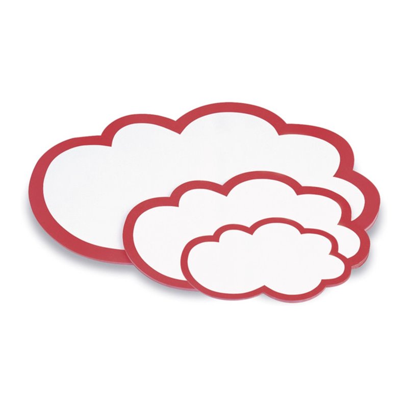 Magnetoplan Moderationswolken, 20 Blatt 620 x 370 mm