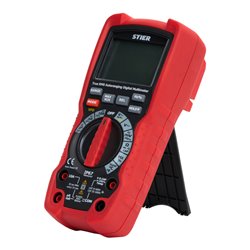 STIER Profi Multimeter 60mV - 1000V AC/DC CAT III 1000V CAT IV 600V VFD RMS