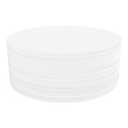 Magnetoplan Kommunikationskarte rund, Ø 190 mm, 500 Stück, weiß, D 190 mm, 500 BL