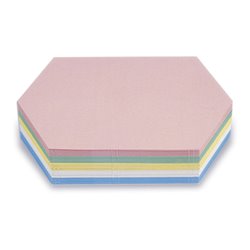 Magnetoplan Kommunikationskarte Königswabe, 297 x 165 mm, 500 Stück, sortiert, 500 Blatt