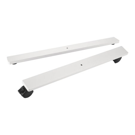 Magnetoplan Fußelement mobil, für Vierkantsäulen, 1 Stück, silber eloxiert