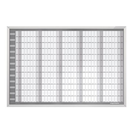 Magnetoplan Jahresplaner Manager, 900 x 600 mm, Deutsch