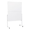 Magnetoplan Moderationstafel mit weißem Rahmen, klappbar, Karton weiß, 1200 x 1500 mm
