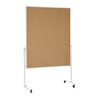 Magnetoplan Moderationstafel mit weißem Rahmen, einteilig, Kork, 1200 x 1500 mm