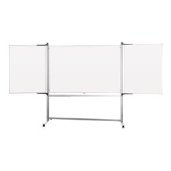 Magnetoplan ferroscript-Klapptafel mobil, dreiteilig, 1800 x 1200 mm