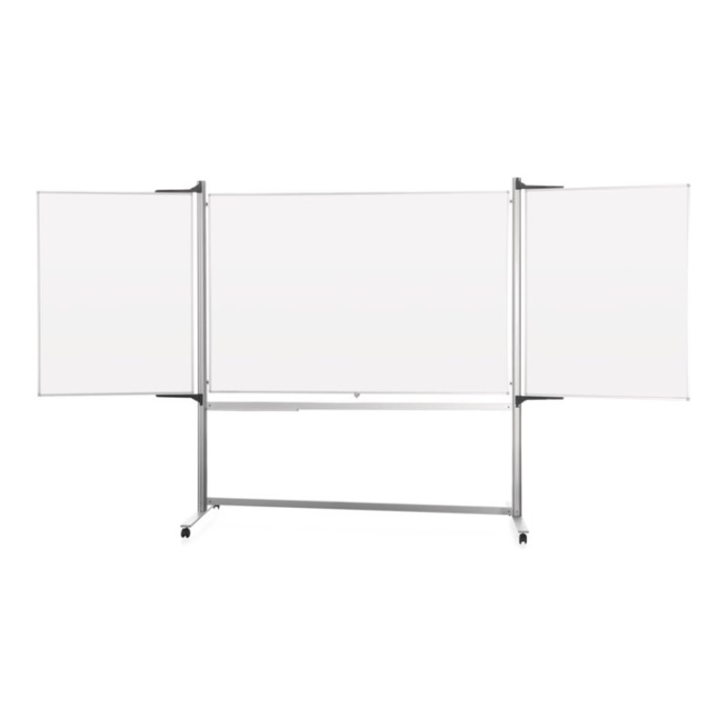 Magnetoplan ferroscript-Klapptafel mobil, dreiteilig, 1800 x 1200 mm