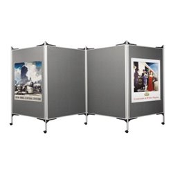 Magnetoplan Präsentationswand mobil, 3 Tafeln