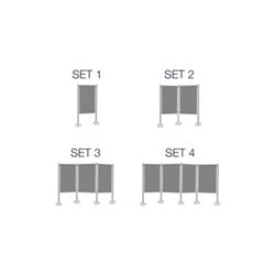 Magnetoplan Präsentationswand stationär, 1 Tafel