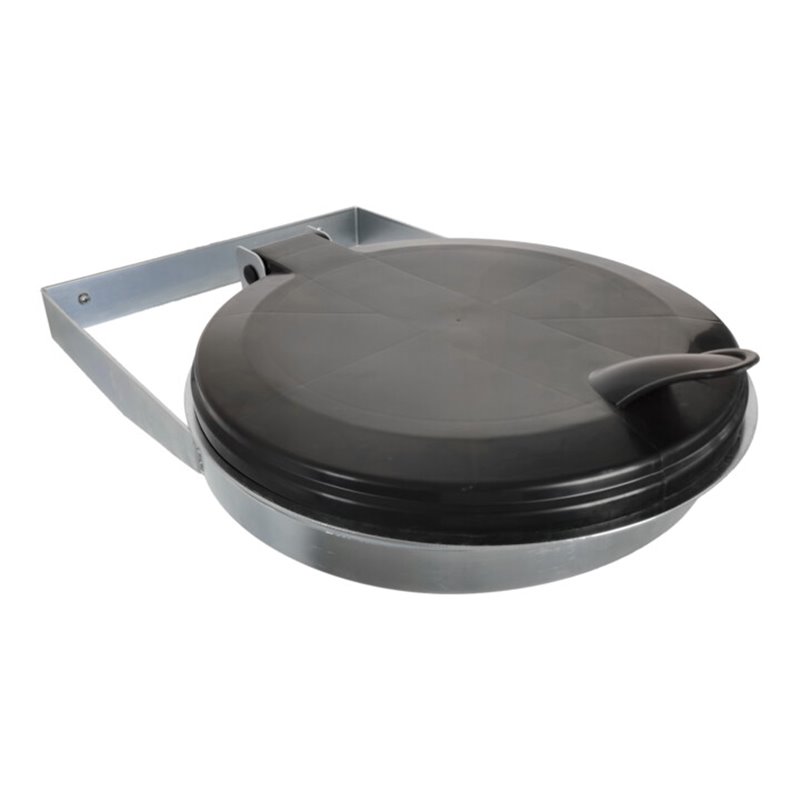 STIER Müllsackhalter zur Wandbefestigung schwarz für 120l Volumen BxTxH 550x370x100mm