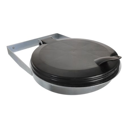 STIER Müllsackhalter zur Wandbefestigung schwarz für 120l Volumen BxTxH 550x370x100mm