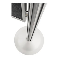 Magnetoplan Präsentationswand stationär, 2 Tafeln