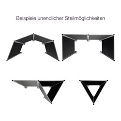 Magnetoplan Präsentationswand stationär, 2 Tafeln