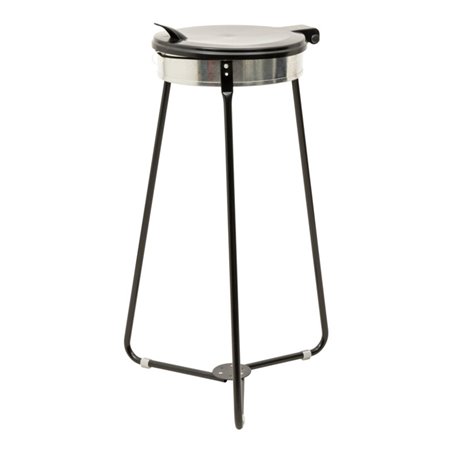 STIER Müllsackhalter schwarz für 120l Volumen BxTxH 515x515x935mm