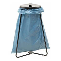 STIER Müllsackhalter schwarz für 120l Volumen BxTxH 515x515x935mm