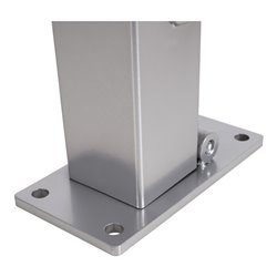 STIER Parkbügel umlegbar mit Zylinderschloss HxBxT 512x775x190mm