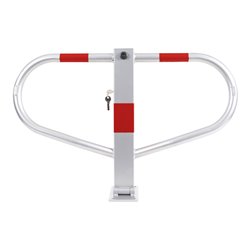 STIER Parkbügel umlegbar mit Zylinderschloss HxBxT 512x775x190mm