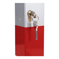 STIER Parkbügel umlegbar mit Zylinderschloss HxBxT 512x775x190mm