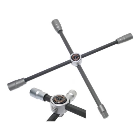 BGS LKW-Radkreuz faltbar Vierkant SW 24 x 27 x 32 x 20 mm (3/4 Zoll)