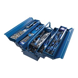 BGS Metall-Werkzeugkoffer inkl. Werkzeug-Sortiment 137 teilig