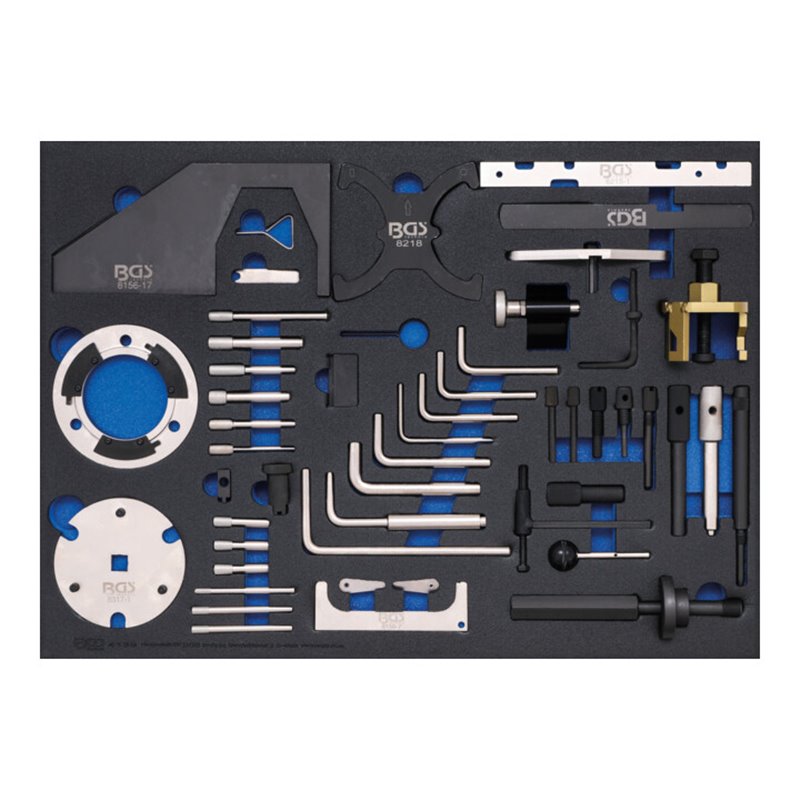 BGS Werkstattwageneinlage 3/3: Motor-Einstellwerkzeug-Satz für Ford, VW, Seat, Mazda, Volvo