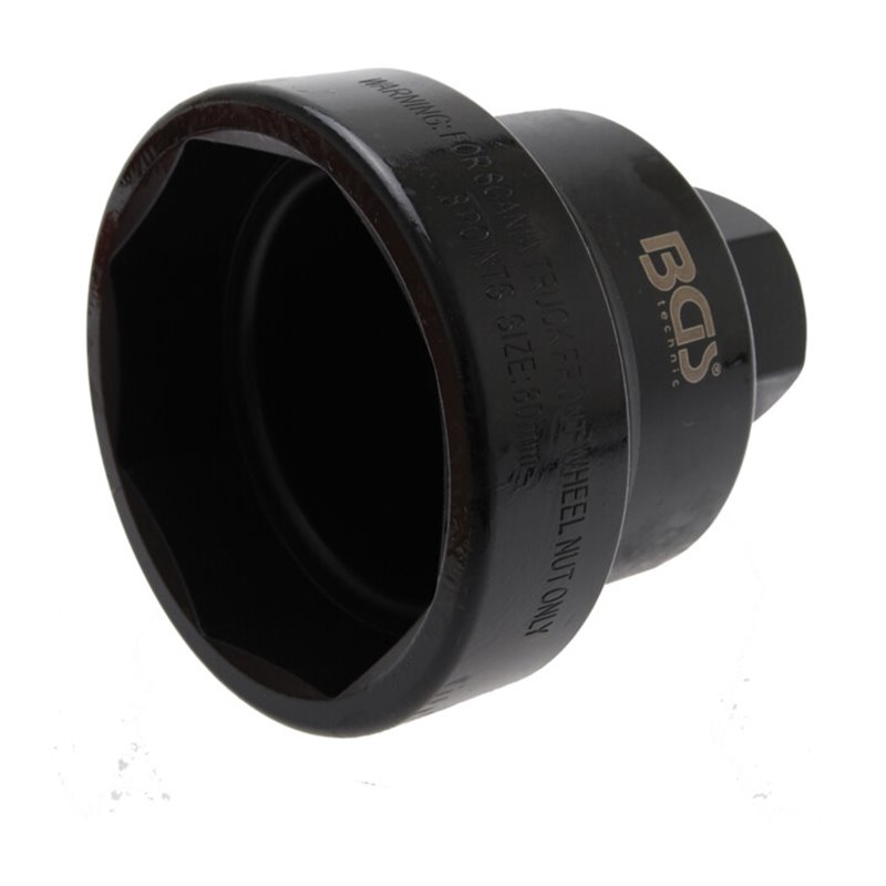 BGS Radkapseln- und Achsmuttern-Schlüssel 8-kant Ø 80 mm für SCANIA Vorderachse
