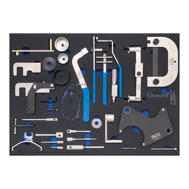 BGS Werkstattwageneinlage 3/3: Motor-Einstellwerkzeug-Satz für Renault, Nissan, Opel, Volvo