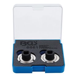 BGS Bremskolben-Rückstelladapter-Satz universal mit 2 & 3 Stiften 2 teilig