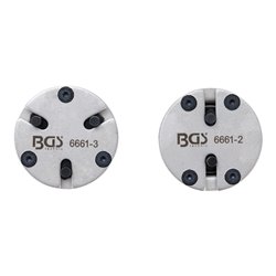 BGS Bremskolben-Rückstelladapter-Satz universal mit 2 & 3 Stiften 2 teilig