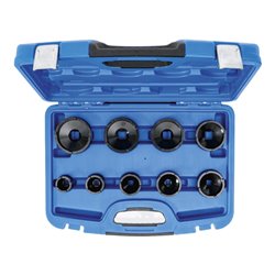 BGS Nutmutternschlüssel-Satz Zapfen außen liegend KM4 - KM12 9 teilig