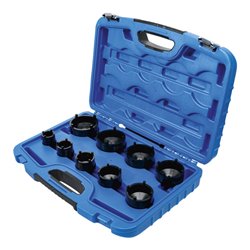 BGS Nutmutternschlüssel-Satz Zapfen außen liegend KM4 - KM12 9 teilig