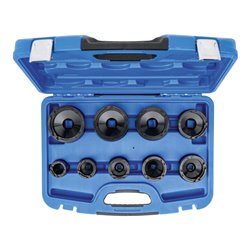 BGS Nutmutternschlüssel-Satz Zapfen innen liegend KM4 - KM12 9 teilig