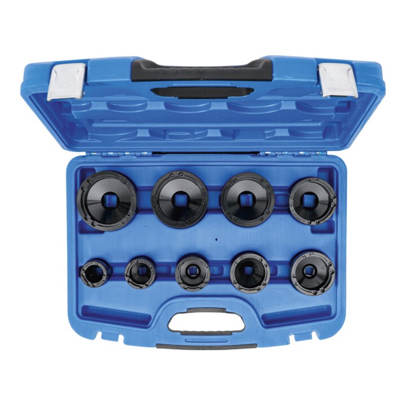 BGS Nutmutternschlüssel-Satz Zapfen innen liegend KM4 - KM12 9 teilig