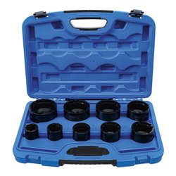 BGS Nutmutternschlüssel-Satz Zapfen innen liegend KM4 - KM12 9 teilig