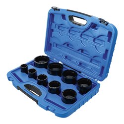 BGS Nutmutternschlüssel-Satz Zapfen innen liegend KM4 - KM12 9 teilig