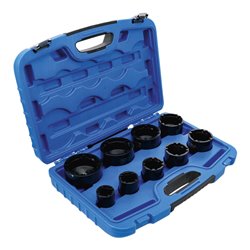 BGS Nutmutternschlüssel-Satz Zapfen innen liegend KM4 - KM12 9 teilig