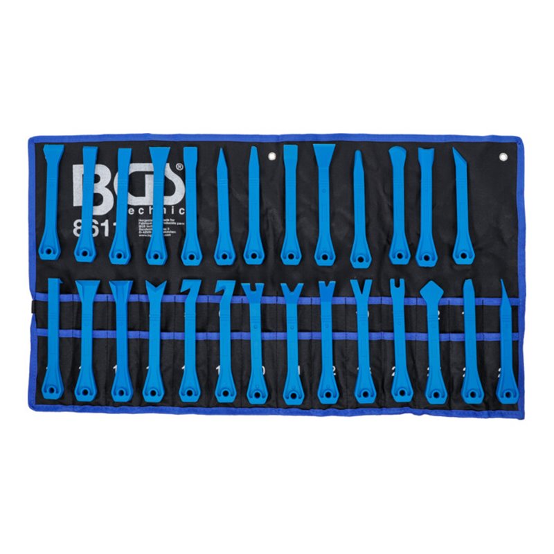 BGS Zierleistenkeil-/Schaber-Satz 27 teilig