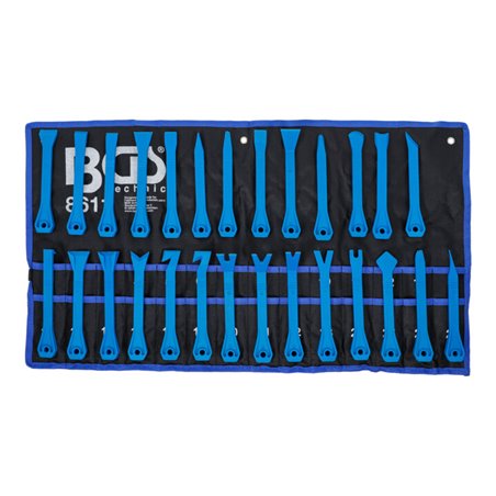 BGS Zierleistenkeil-/Schaber-Satz 27 teilig