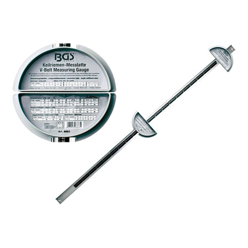 BGS Antriebsriemen-Messlatte