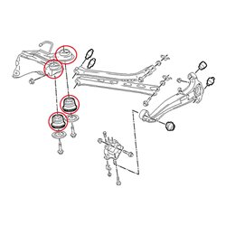 BGS Längslenkerbuchsen-Werkzeug-Satz für Opel Vectra