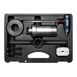 BGS Stoßdämpfer-Werkzeug-Satz für Stoßdämpfer mit Zuganschlagsfeder 8 teilig