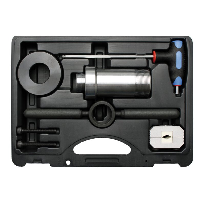 BGS Stoßdämpfer-Werkzeug-Satz für Stoßdämpfer mit Zuganschlagsfeder 8 teilig