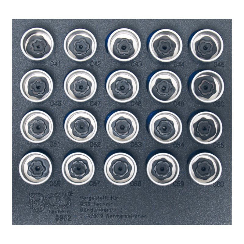 BGS Felgenschloss-Werkzeug-Satz für BMW 20 teilig