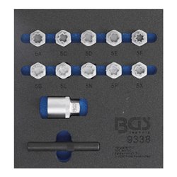 BGS Felgenschloss-Werkzeug-Satz für Mercedes-Benz 12 teilig