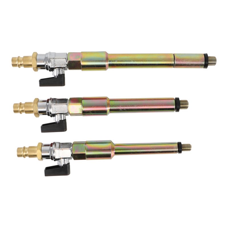 BGS Druckluftadapter-Satz für Glühkerzenbohrungen M8 x 1.0, M10x1.0, M10x1.25 3 teilig
