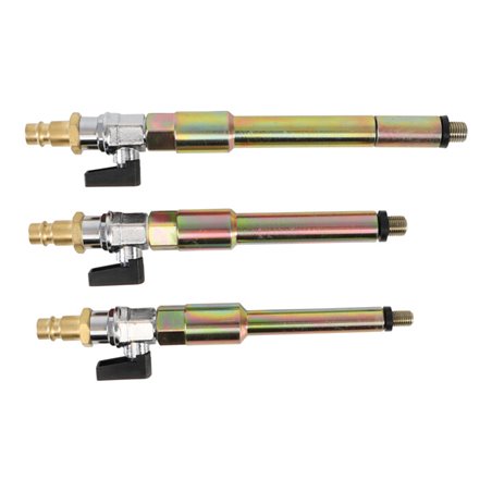 BGS Druckluftadapter-Satz für Glühkerzenbohrungen M8 x 1.0, M10x1.0, M10x1.25 3 teilig