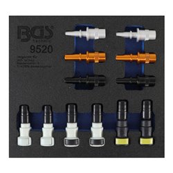 BGS Kraftstoffleitungs-Verschlussstopfen-Sortiment 12 teilig