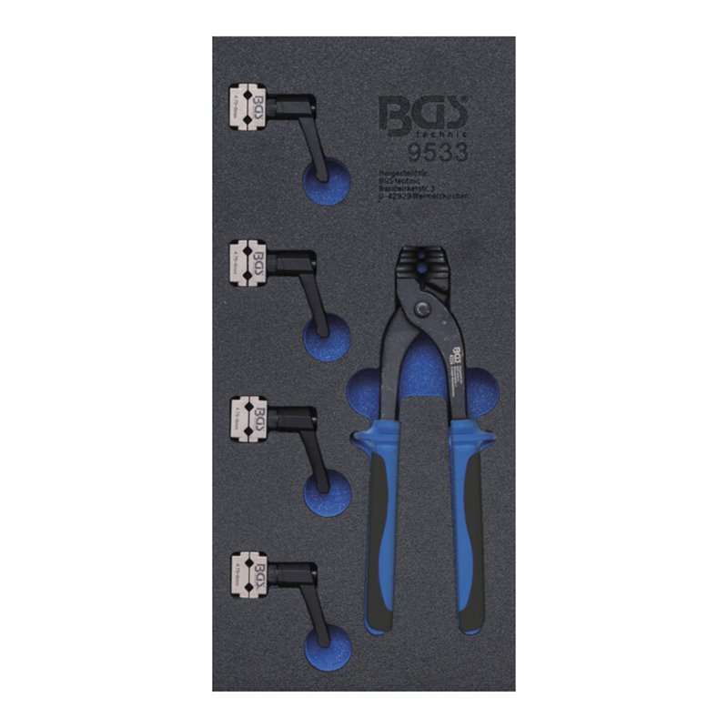 BGS Rohrbiegegerät- und Bremsleitungsklemmen-Satz 4,75 + 6 mm