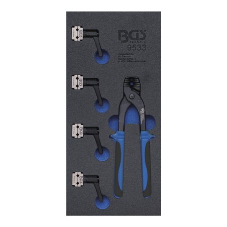 BGS Rohrbiegegerät- und Bremsleitungsklemmen-Satz 4,75 + 6 mm