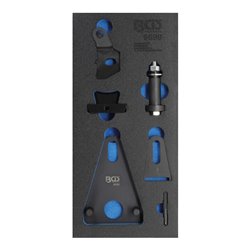 BGS Schwungrad-/Kurbelwellen-Riemenscheiben-Blockier- und Stirndeckeltrenn-Werkzeug-Satz für Renault, Nissan